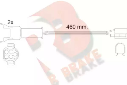 Контакт (R BRAKE: 610456RB)